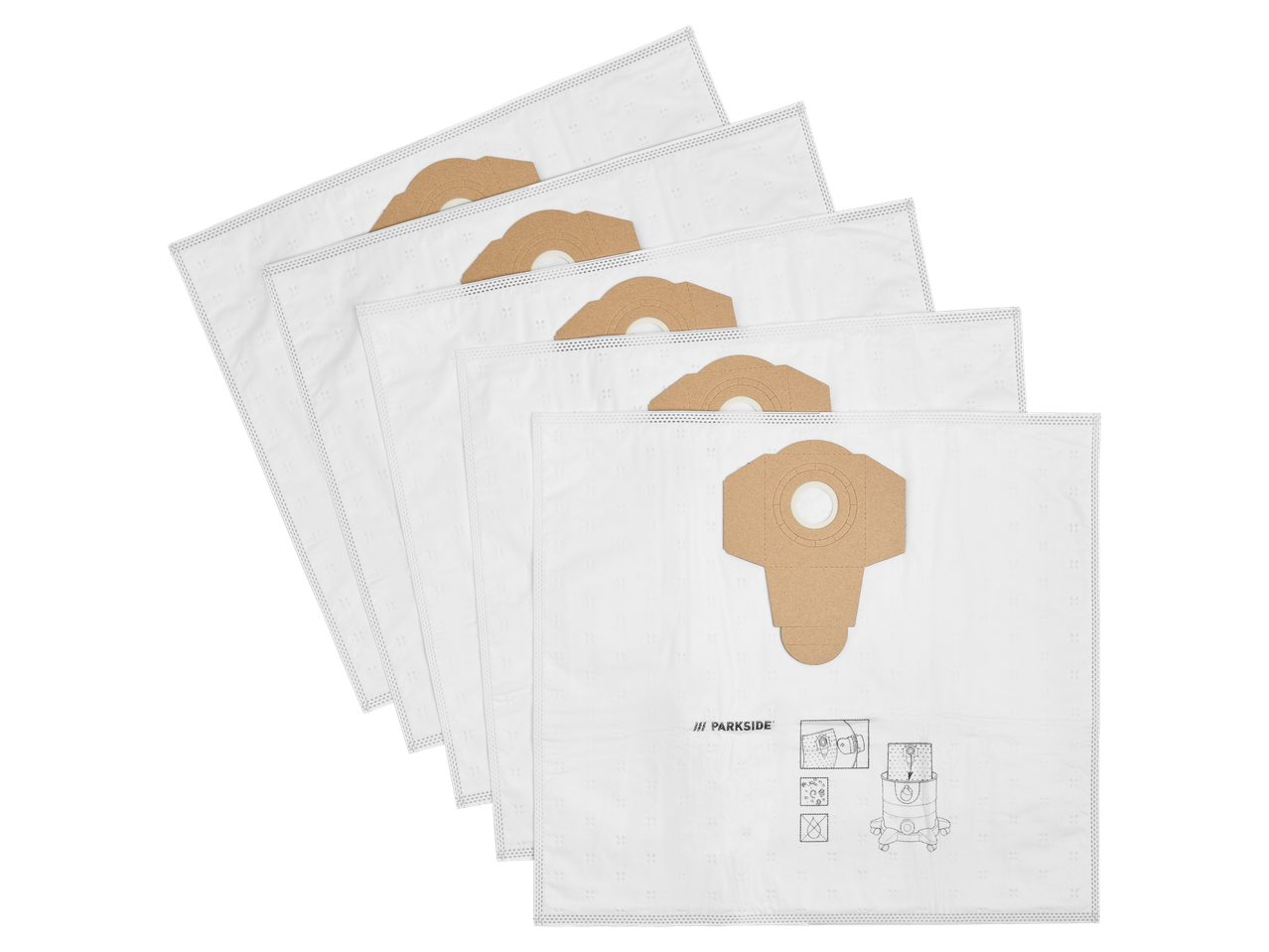 Parkside® mitrās un sausās putekļsūcēja maisiņi ar montāžas instrukcijām