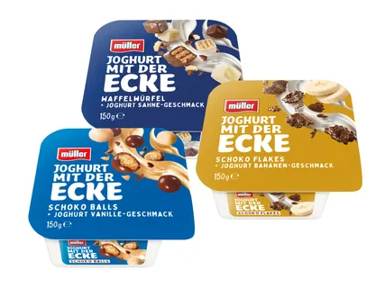 Müller Joghurt mit der Ecke