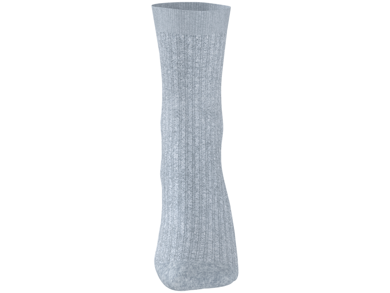 esmara® șosete reiate pentru femei sau bărbați, gri deschis