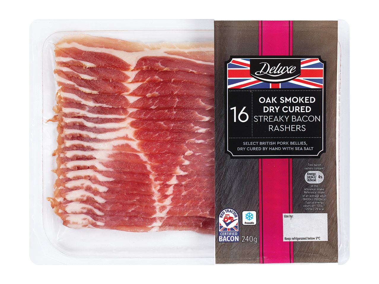 Go to full screen view: Deluxe RSPCA Dry Cured Streaky Bacon Assorted - Image 2