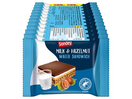 Tejes-mogyorós ostyaszelet*