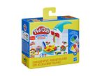 Play-Doh Kitchen Creations sæt med pastamaskine og to beholdere med dobbeltfarvet modellervoks.