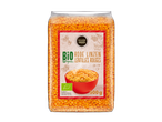 Lentilles rouges biologiques Golden Sun dans un emballage de 500g.