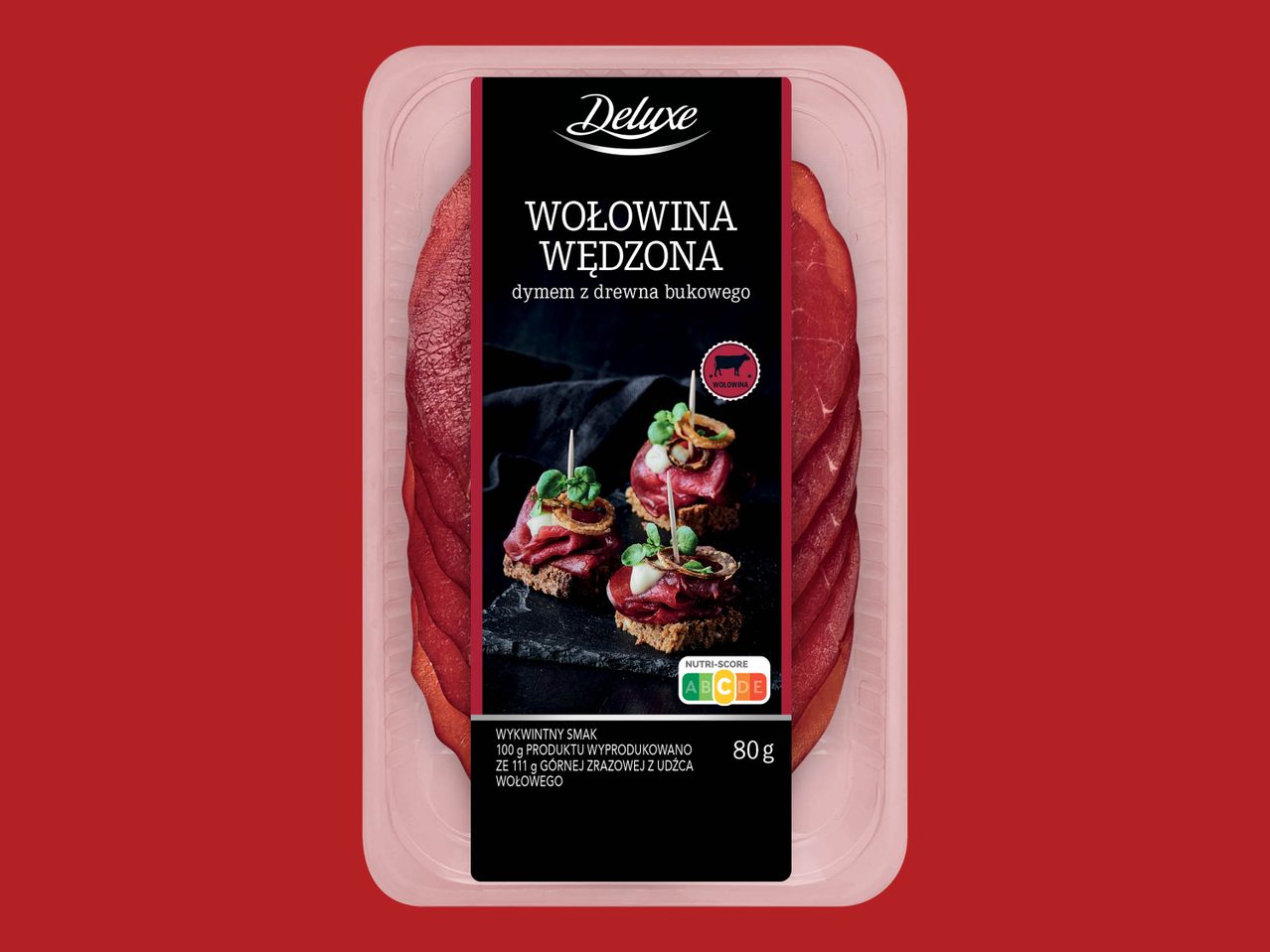 DELUXE Rolada cielęca lub wołowina wędzona