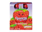 Milbona Squeezy strawberry yogurt, 4 pouches.