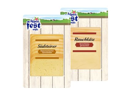 Alpenfest Südsteirer/Rauchkäse Scheiben
