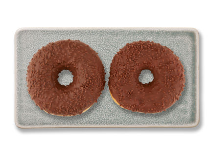 Šokoladinės spurgos, 130 g
