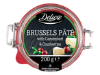 Deluxe Briseles pastēte ar kazeņu sieru un dzērvenēm, 200 g.