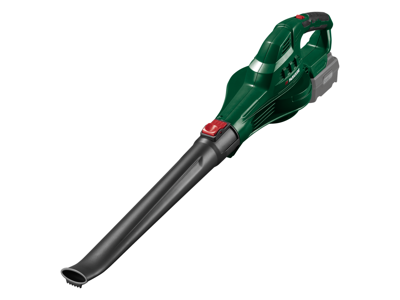 PARKSIDE PALB 20 A1 20 V akumuliatorinis lapų pūstuvas, tamsiai žalias.