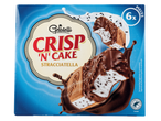 Gelatelli Crisp 'n' Cake Stracciatella palitos de sorvete: 6 pedaços cobertos com chocolate.