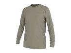 Men's long-sleeved functional shirt in olive green
