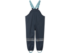 Pantaloni de ploaie Lupilu® bleumarin cu bretele.