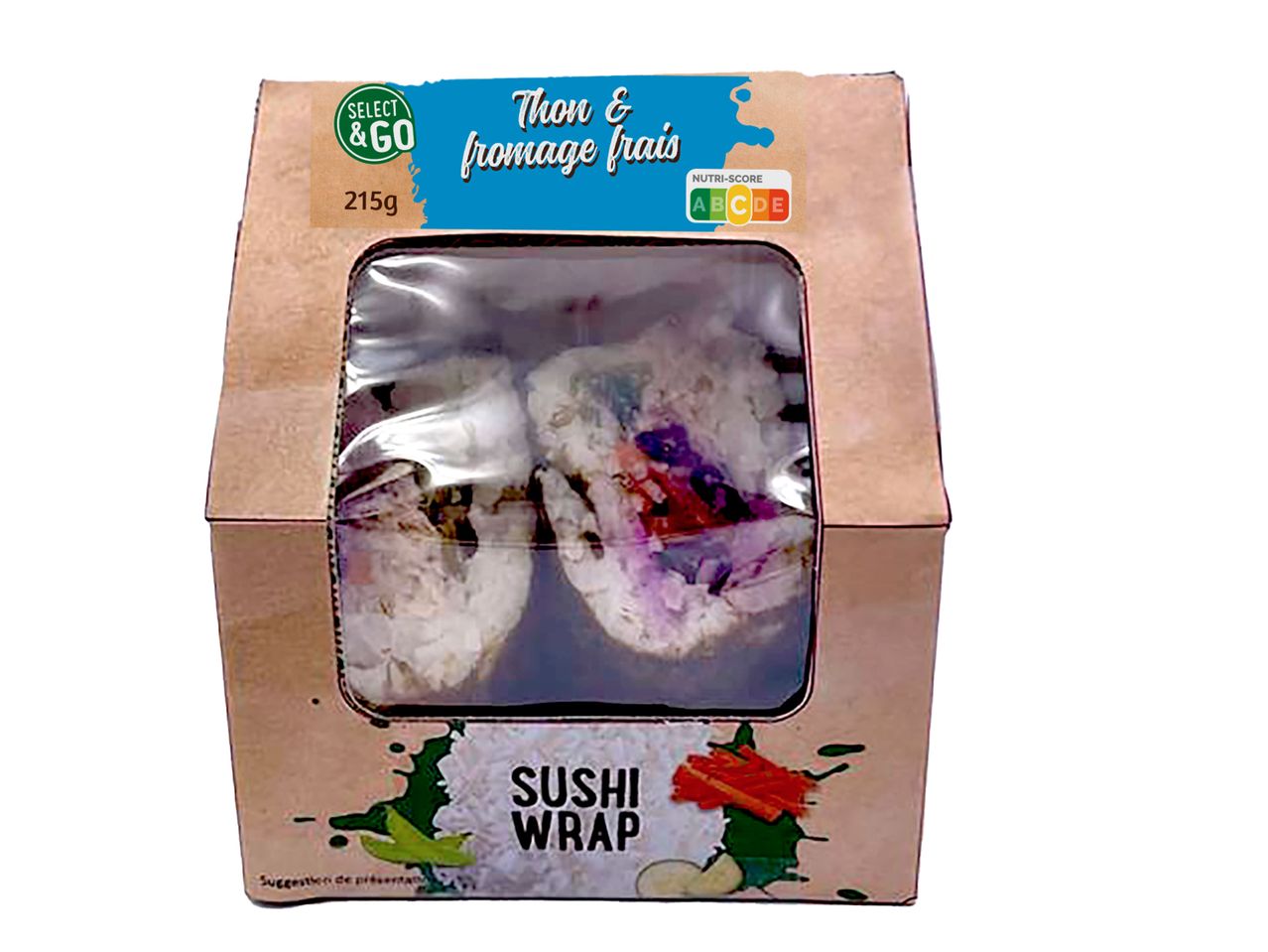 Sushi wrap Select & Go au thon et fromage frais.