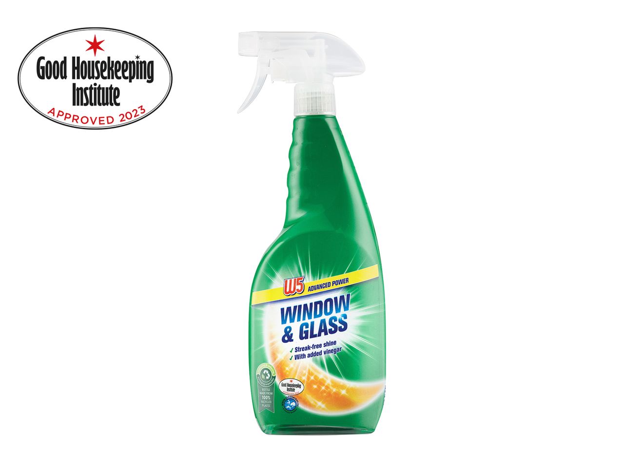 W5 Window & Glass cleaner, Good Housekeeping Institute approved 2023.