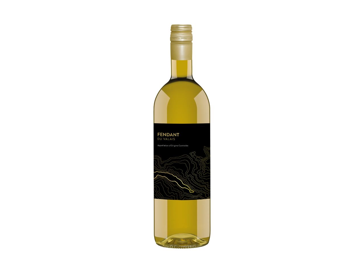 Flasche Weißwein.