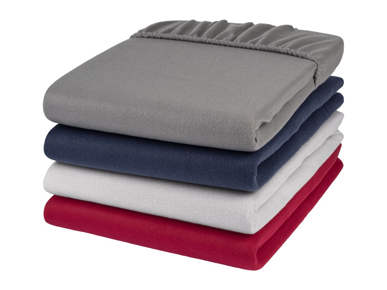 Go to full screen view: Livarno Home Fleece Fitted Sheet - Single - Image 5
