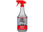 Frasco spray NIGRIN Insect Remover com gráfico de carro e detalhes da fórmula de limpeza.