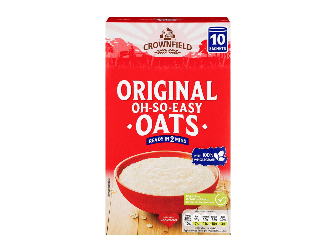 Go to full screen view: Crownfield Original Oats in Sachets - Image 1
