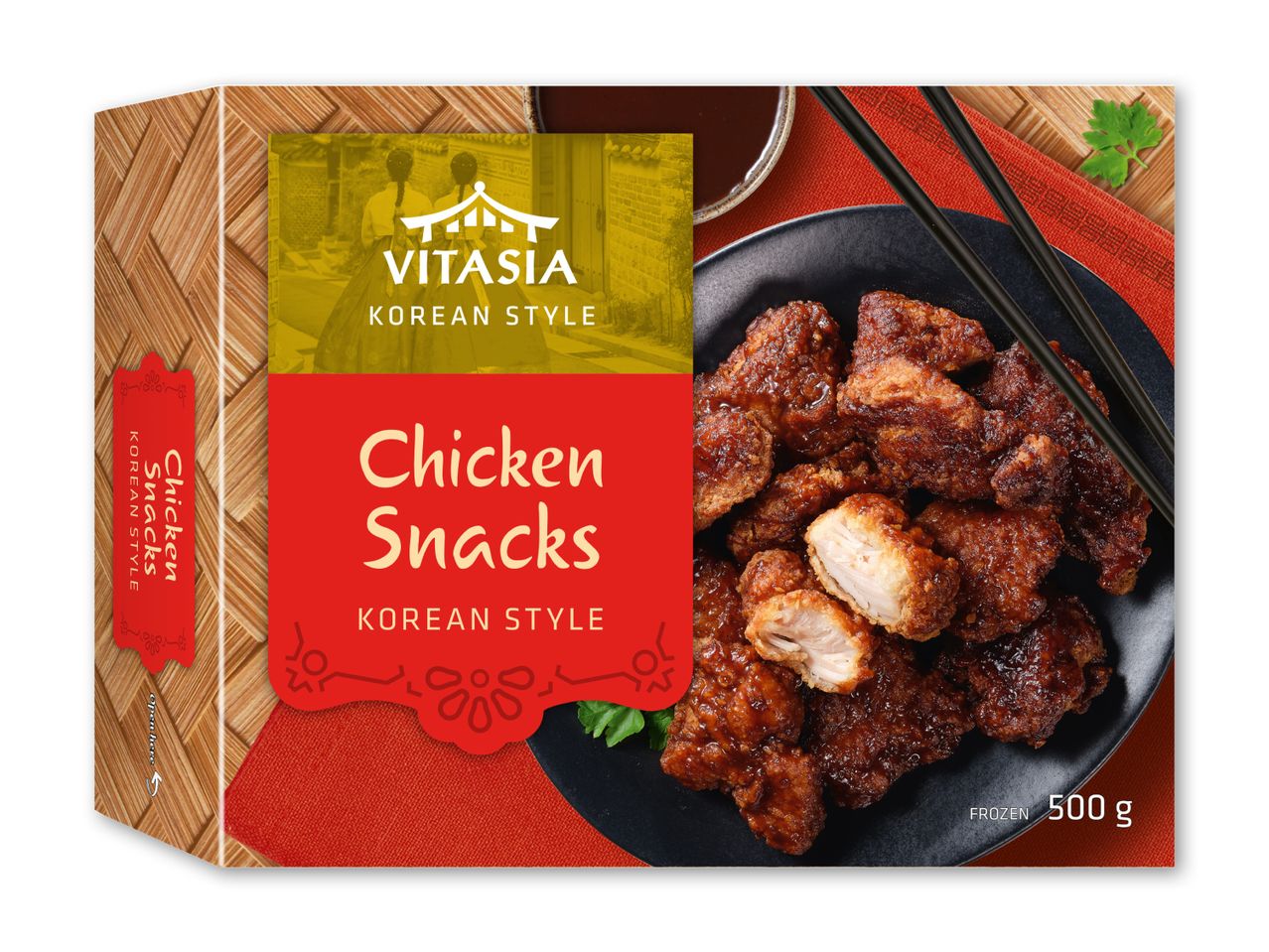 Vitasia Koreansk stil kylling snacks (500g) frosne.