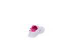Tênis Crivit branco com detalhes rosa.