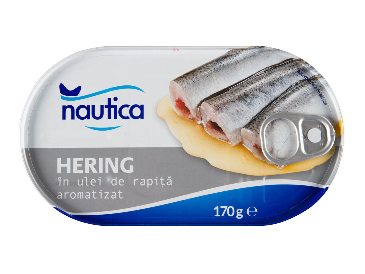 Accesați vizualizarea pe ecran complet: Hering decapitat în ulei aromatizat - Imagine 1