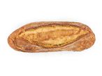 Artisan bread, long baked loaf.