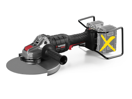 40 V akumuliatorinis kampinis šlifuoklis PWSAP 40-Li