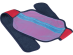 Pink and blue mesh sports belt.