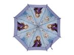 Frozen-themed umbrella featuring Anna, Elsa, and Olaf characters.