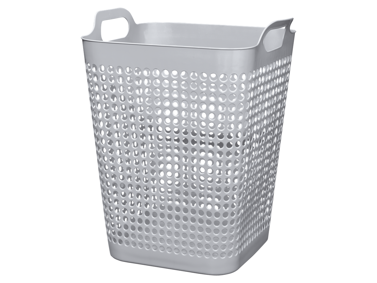 W5 кош за пране, бял, перфориран.