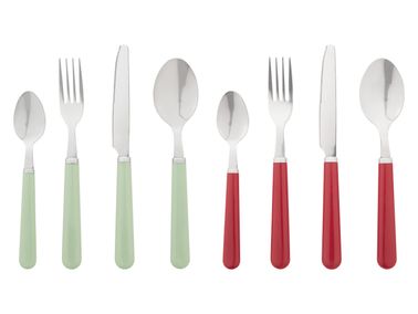 ERNESTO® Edelstahl-Besteckset, 24-teilig