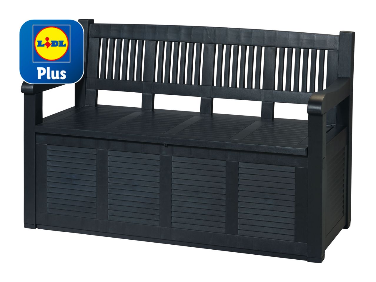 Go to full screen view: Livarno Home Garden Storage Bench - Image 1