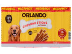 Orlando rágó pálcikák marhával: 16 egyenként csomagolt pálcika megapakkban.