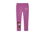 Purple girls' leggings with ice cream cone graphic.