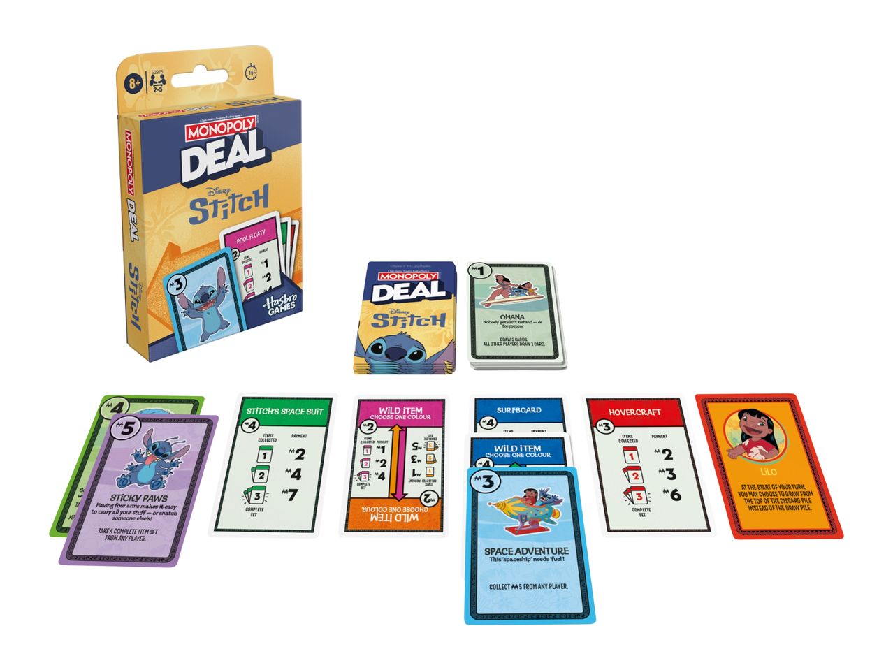 Monopoly Deal Stitch Travel Game
