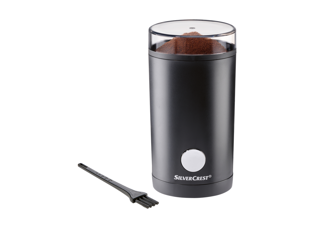 Мелачка за кафе SilverCrest с четка за почистване.