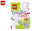 A doodle book cover with a smiling figure holding a paint roller and the text 'Doodle Time!'