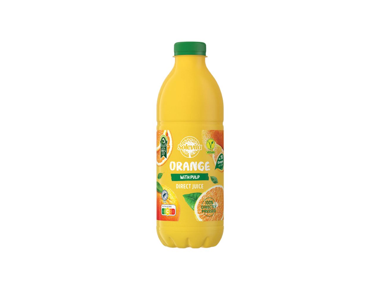 Boca soka od pomorandže Solevita sa pulpom.
