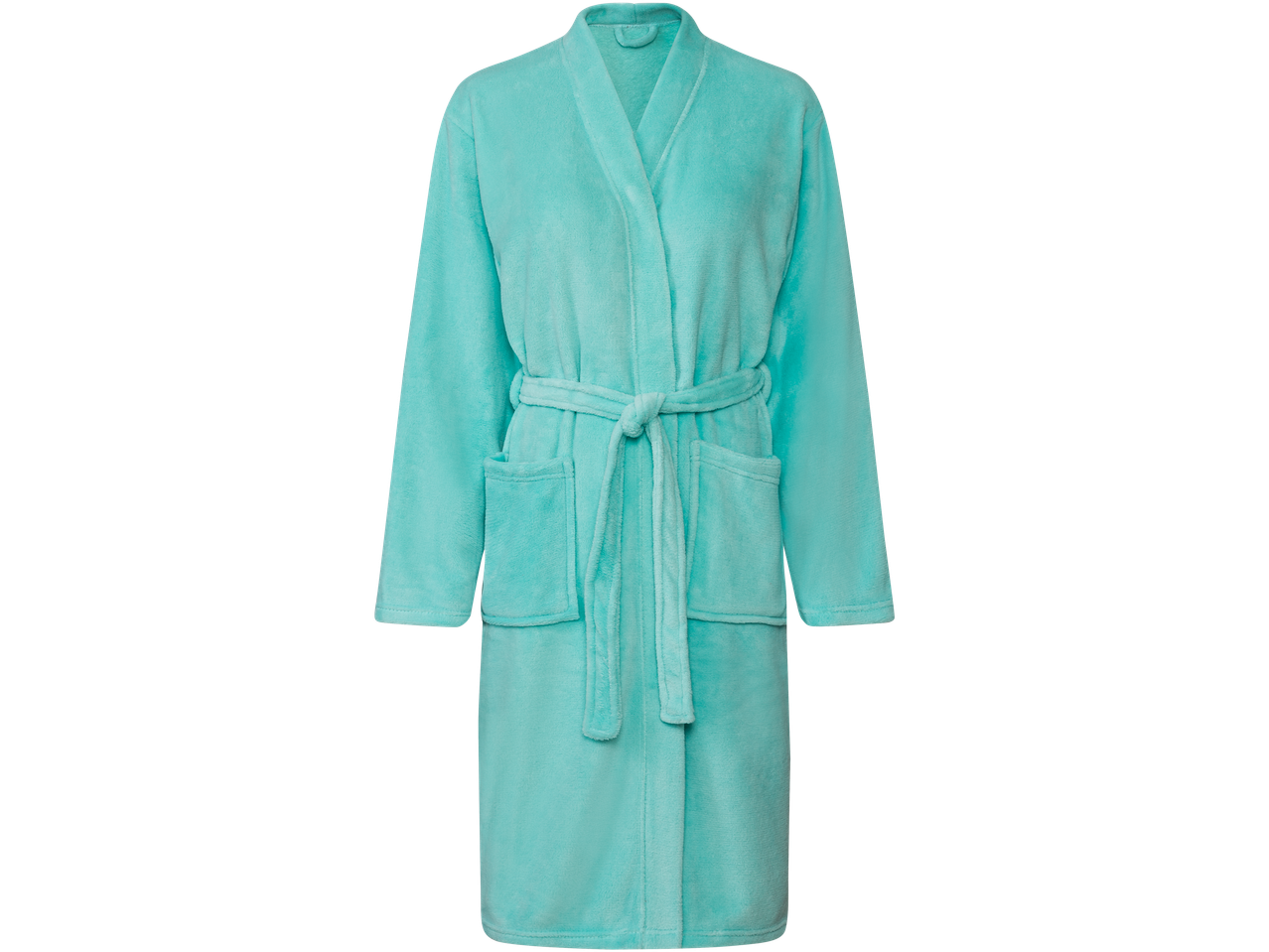 LIVARNO home moteriškas turkio spalvos chalatas su diržu ir kišenėmis