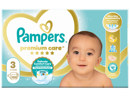 PAMPERS PREMIUM CARE Бебешки пелени
