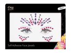Cici Beauty self-adhesive face jewels in a red, white, and blue patriotic design.