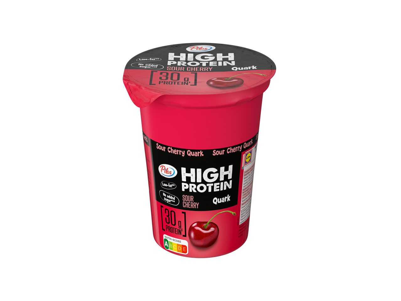 Pilos High Protein извара, кисел черешов вкус.