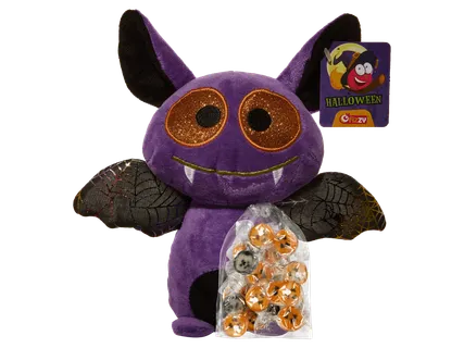 Denevérplüss édességgel