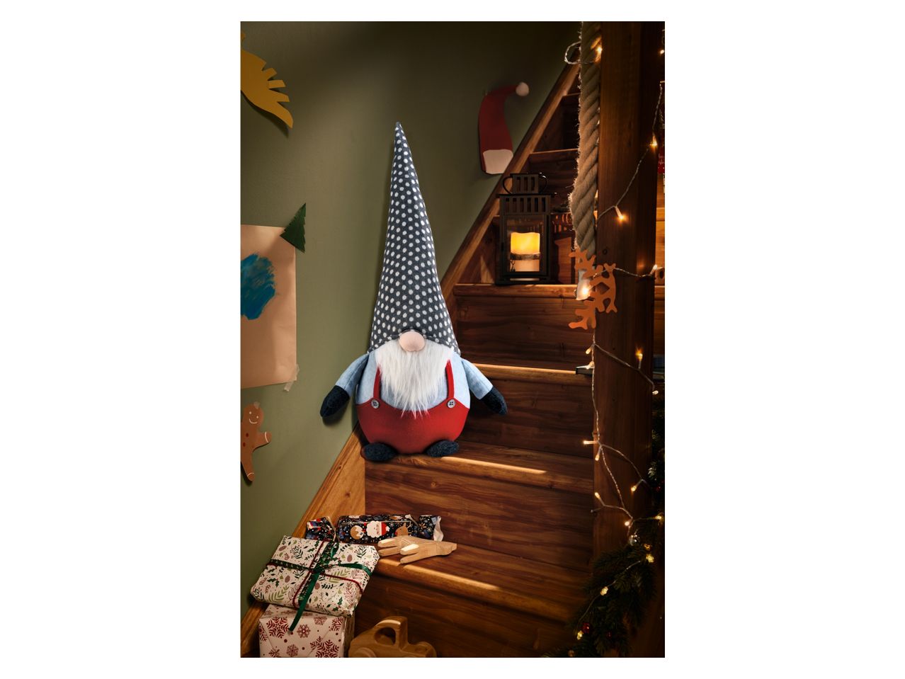 Go to full screen view: Decorative Christmas Gnome - Image 1