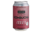 Ayatana organski kombucha, fermentiran čaj s sadjem in koreninami.