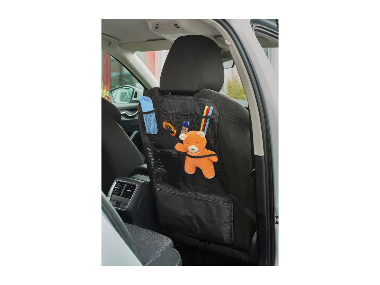 Black Car Back Seat Organiser