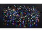 LIVARNO home 580 LED Galaxy String Lights, multicolored and tangled on a dark surface
