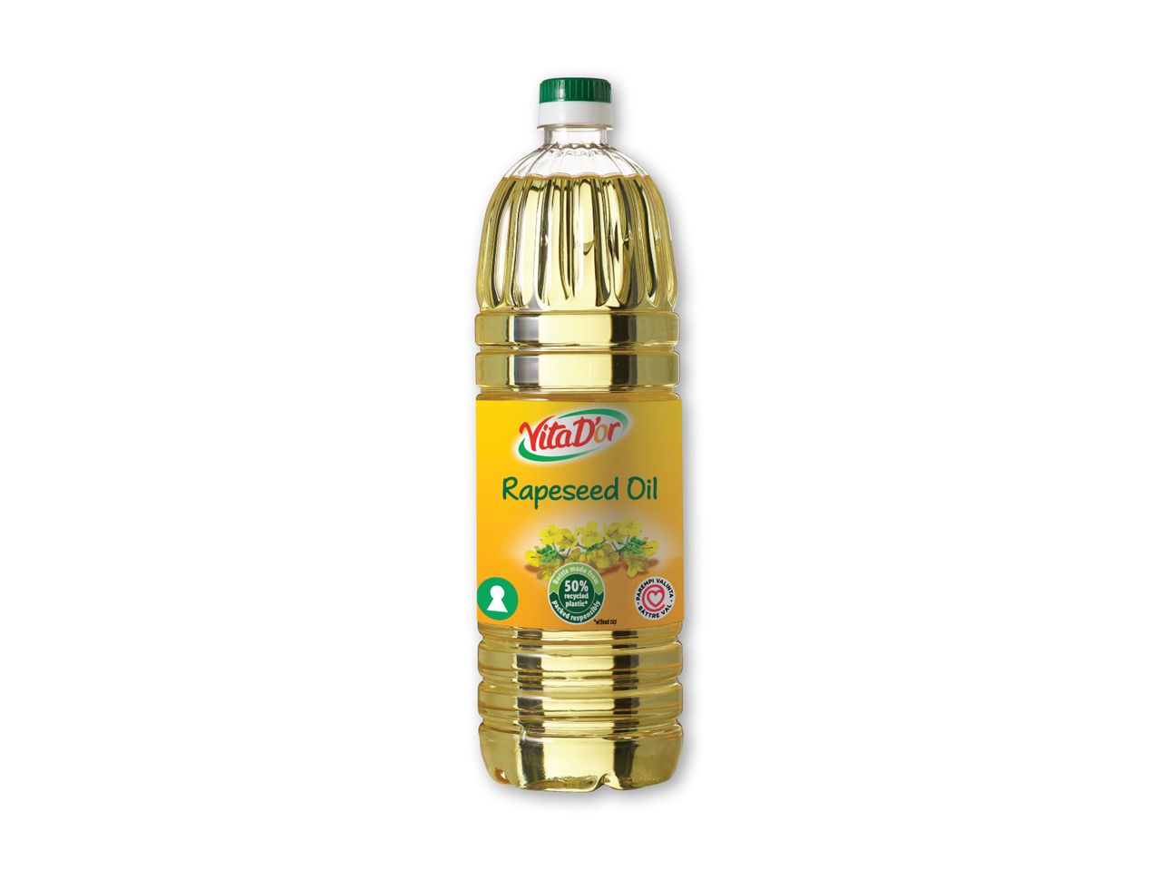 En flaske Vita Dor raps olie.