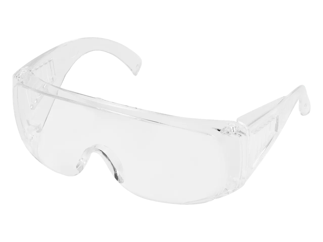 Clear safety glasses, likely for use with a PARKSIDE® 710W Long-Reach Hedge Trimmer.
