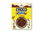 Pakke med chokoladekugler, sprøde morgenmadsprodukter med chokoladesmag, 500g.